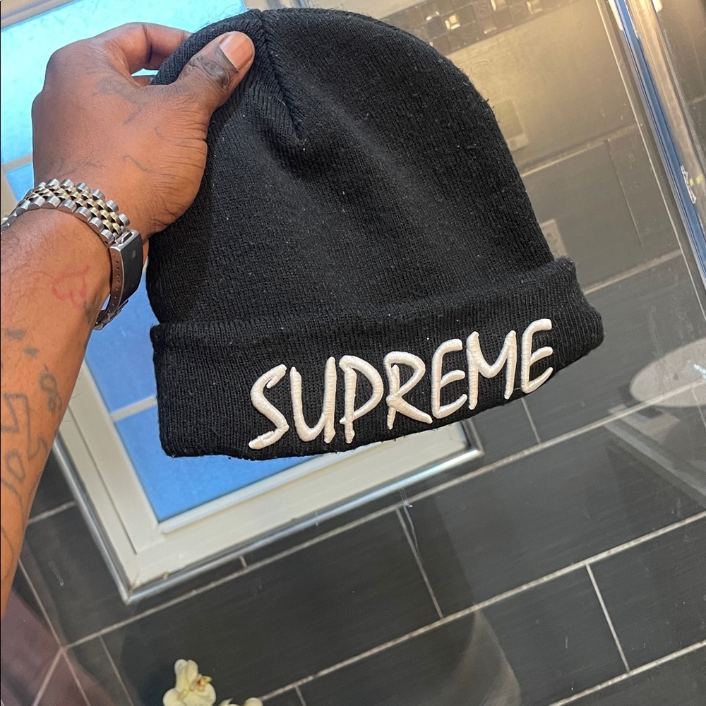 Supreme Balck Beanie hat